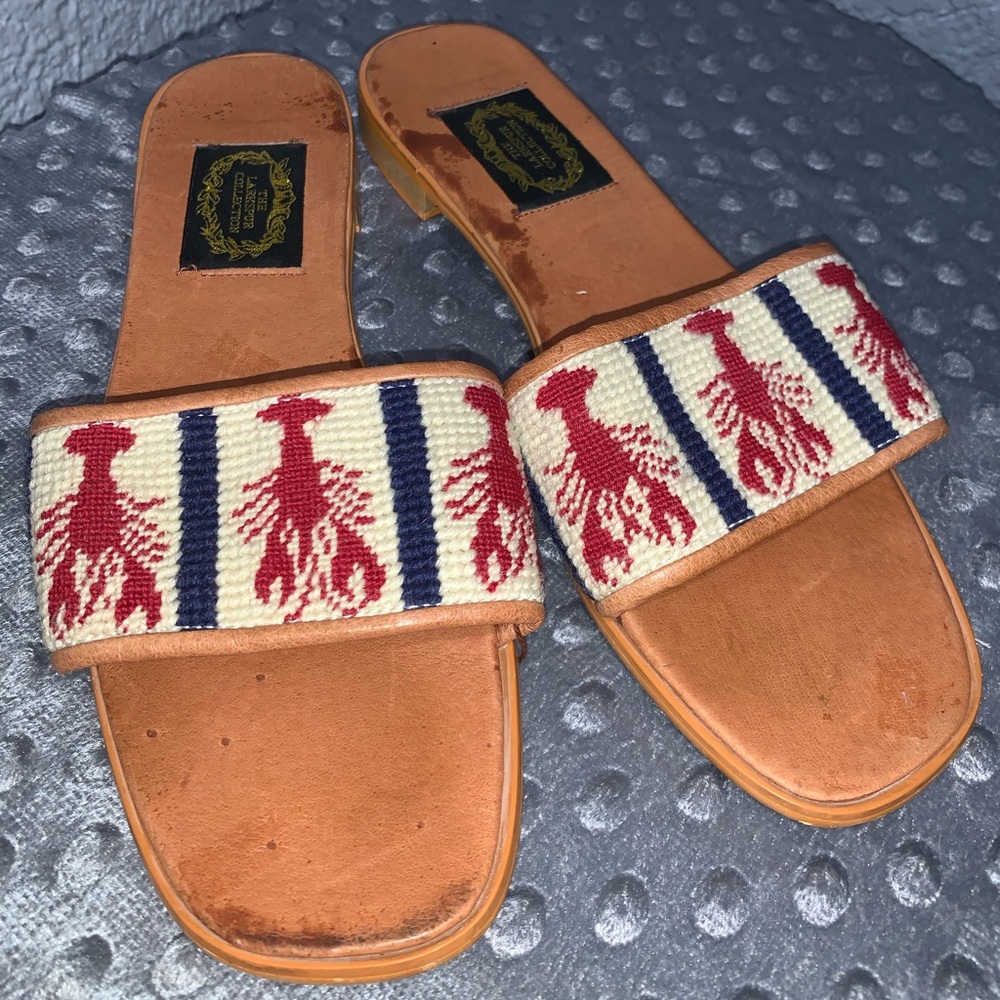The Larkspur Collection Needlepoint Lobster